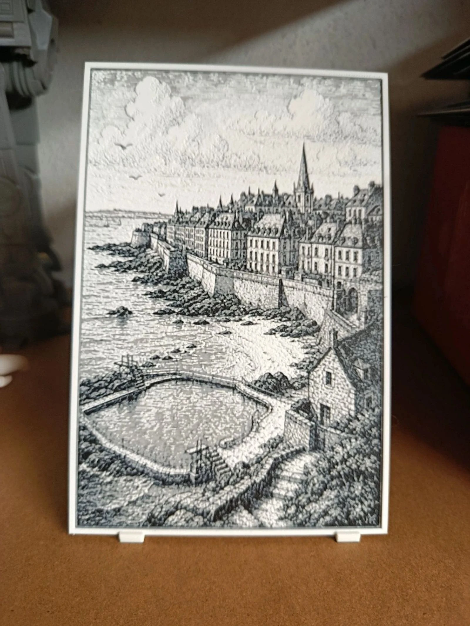 Saint malo peinture 3d 